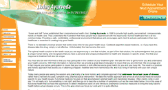 Desktop Screenshot of living-ayurveda.com